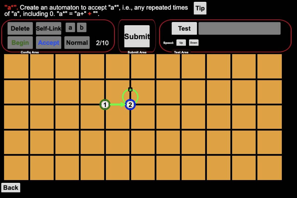 Скриншот 5 к игре Finite State Automaton Challenges