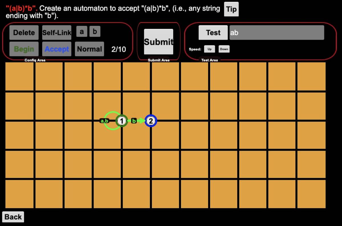 Скриншот 6 к игре Finite State Automaton Challenges