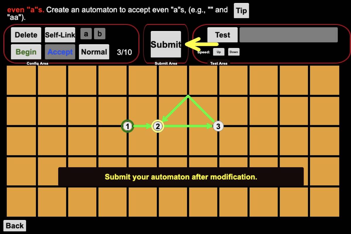 Скриншот 7 к игре Finite State Automaton Challenges