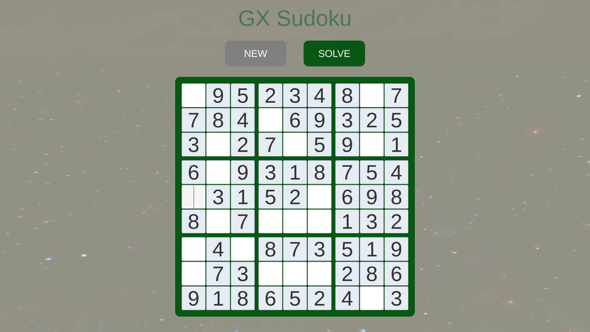 Скриншот 5 к игре GX  Sudoku