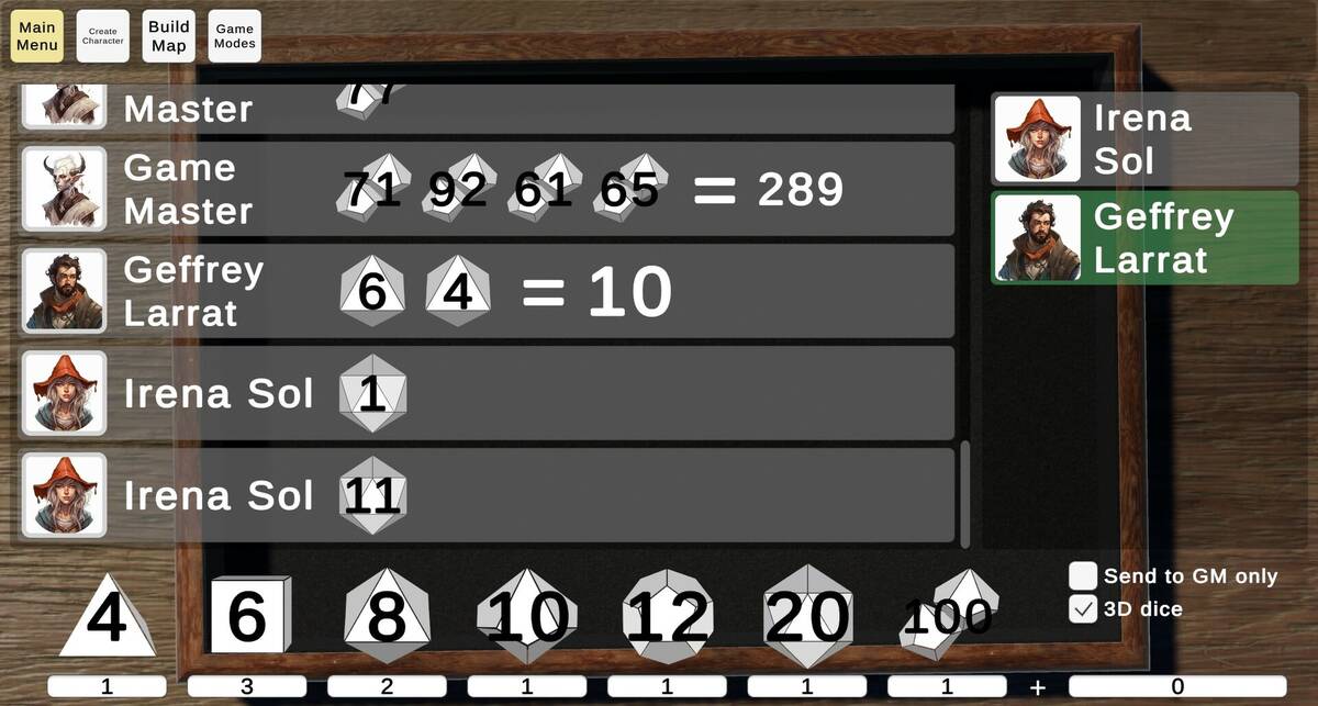 Скриншот 5 к игре Roles & Dice