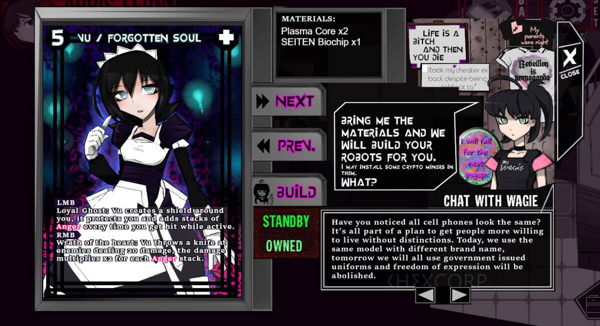 Скриншот 5 к игре Vindictive Drive 2: Maidbot Archive (Prototype)