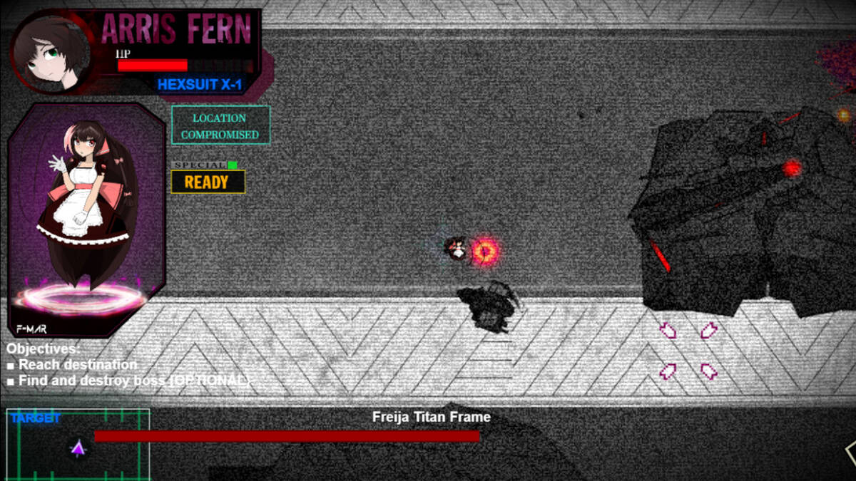 Скриншот 8 к игре Vindictive Drive 2: Maidbot Archive (Prototype)