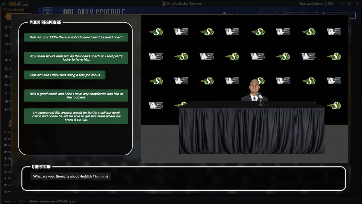 Скриншот 5 к игре Draft Day Sports: Pro Basketball 2024