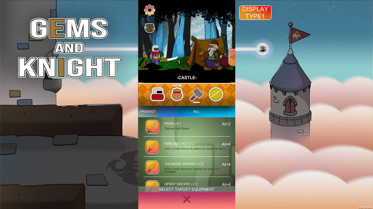 Скриншот 5 к игре Gems And Knight