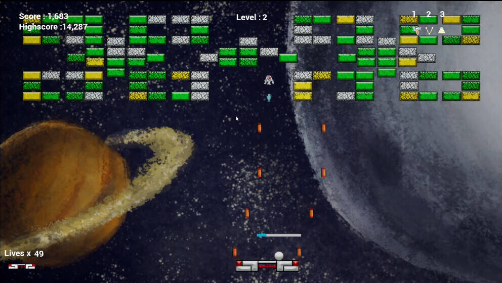 Скриншот 5 к игре Galaxy Bricks