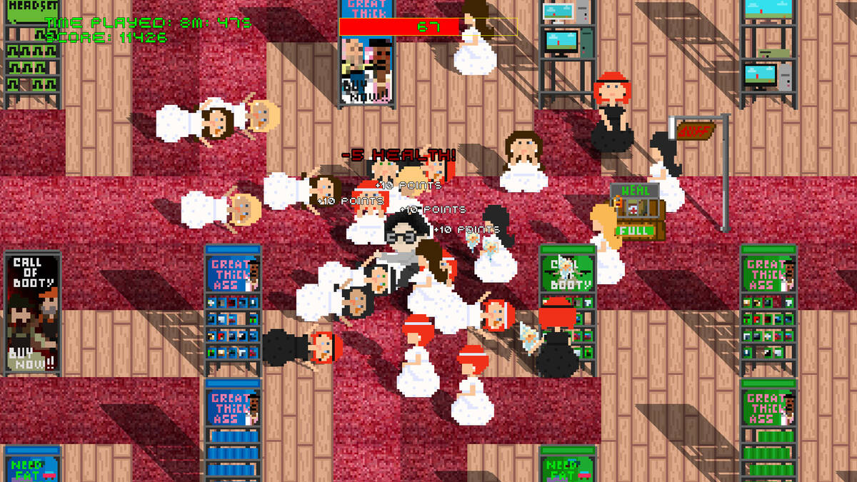 Скриншот 6 к игре Fighting for Singleship: I am Chased by a Bunch of Women But I Just Want to Play Video Games