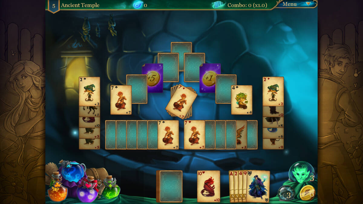 Скриншот 6 к игре Magic Cards Solitaire 2 - The Fountain of Life