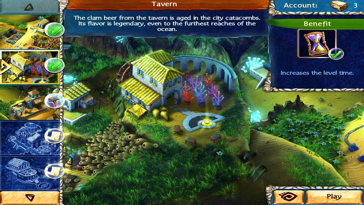 Скриншот 8 к игре Jewel Legends: Atlantis