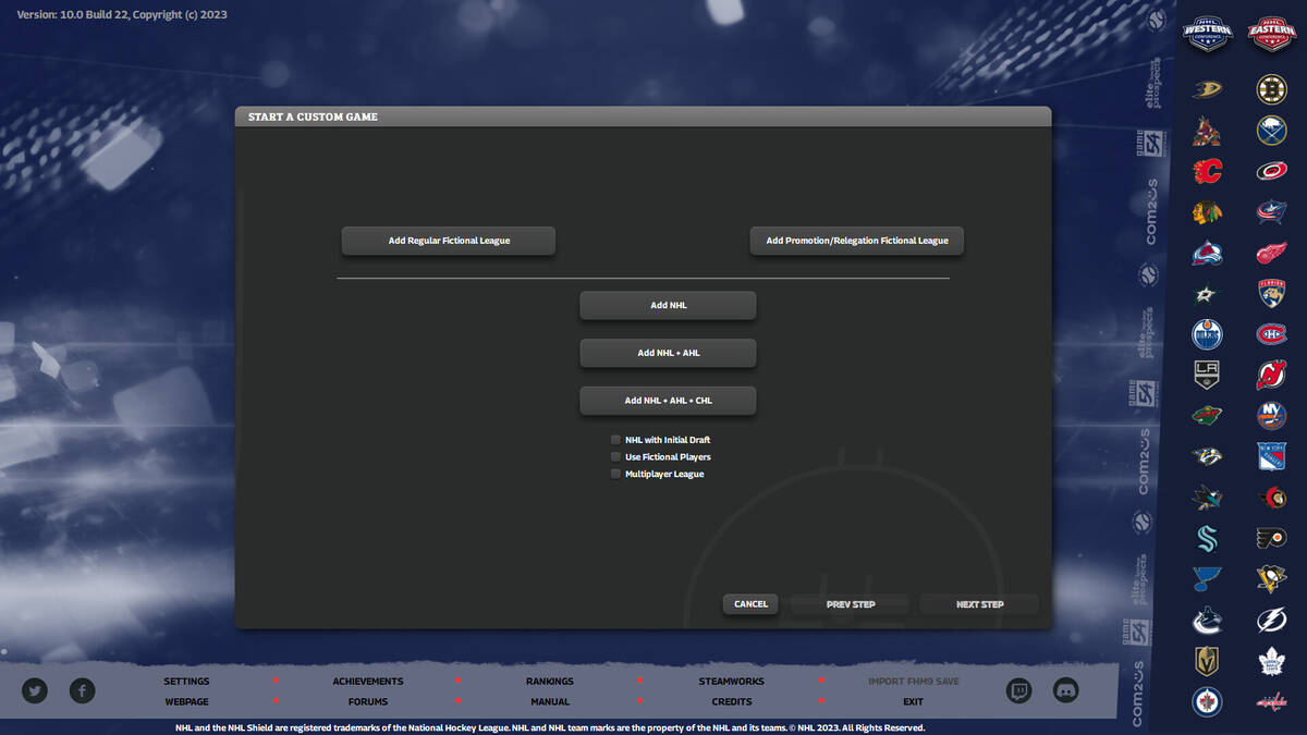 Скриншот 8 к игре Franchise Hockey Manager 10