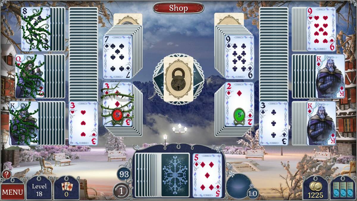 Скриншот 5 к игре Jewel Match Solitaire Winterscapes 2 - Collector's Edition