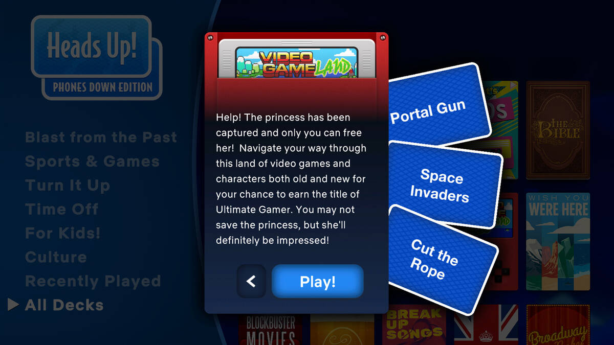 Скриншот 6 к игре Heads Up! Phones Down Edition