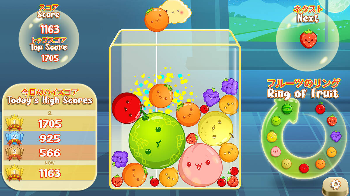 Скриншот 5 к игре ‎My Suika – Kyo’s Fruit Merge