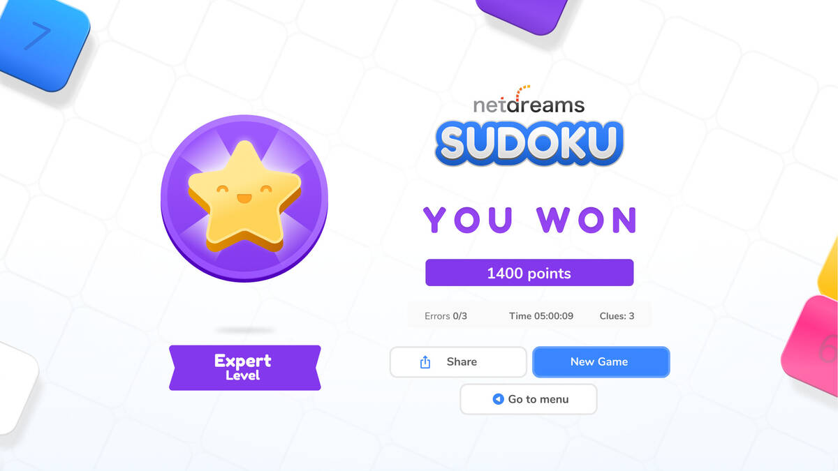 Скриншот 6 к игре Netdreams Sudoku