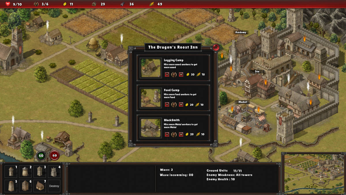 Скриншот 7 к игре ThroneForge - The Fortress War