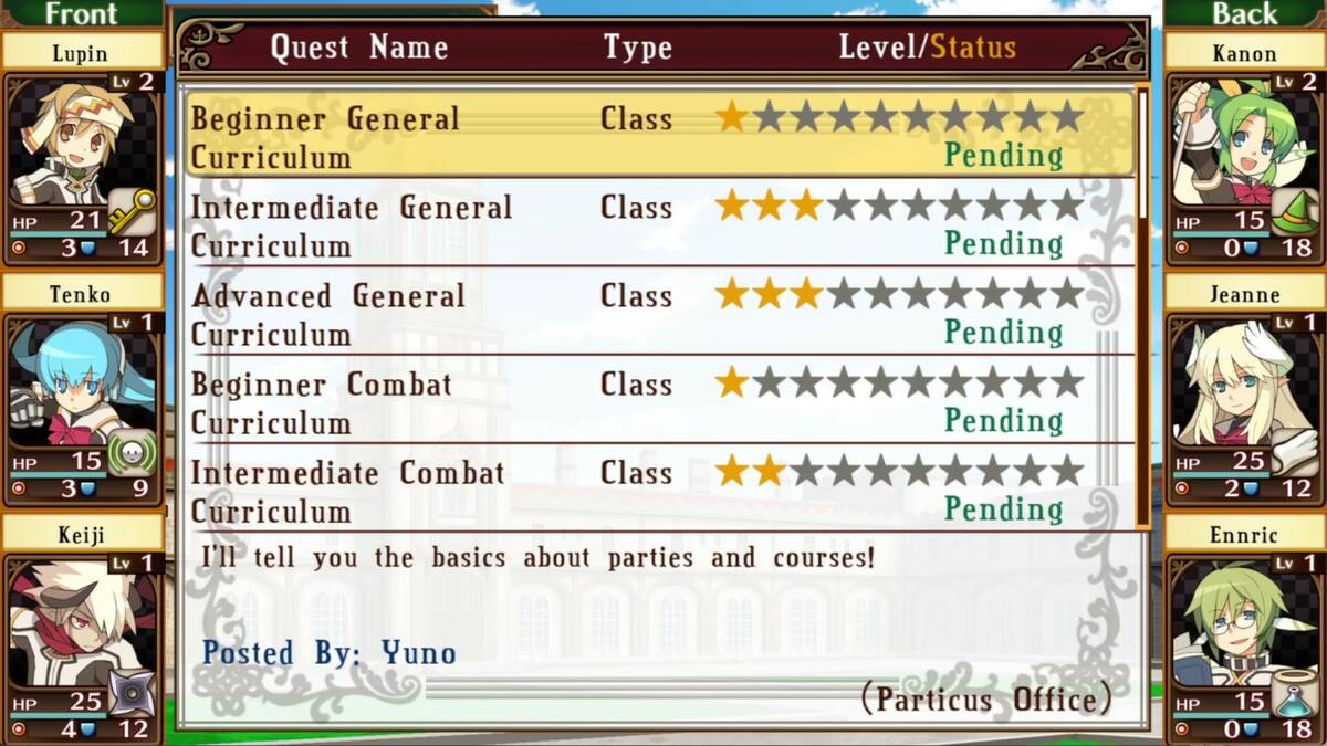 Скриншот 8 к игре Class of Heroes: Anniversary Edition