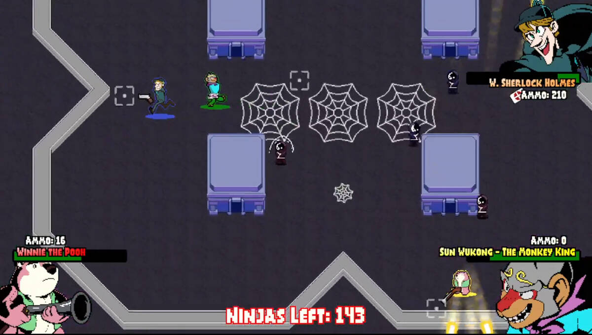 Скриншот 5 к игре Inverse Ninjas VS. The Public Domain
