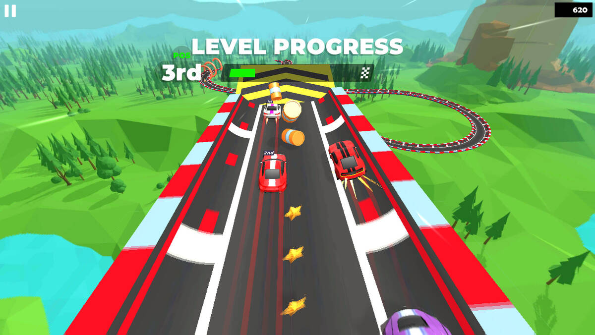 Skyline Sprint: Turbo Tracks: обзор, публикации, гайды и релиз гонки аркада игры  Skyline Sprint: Turbo Tracks