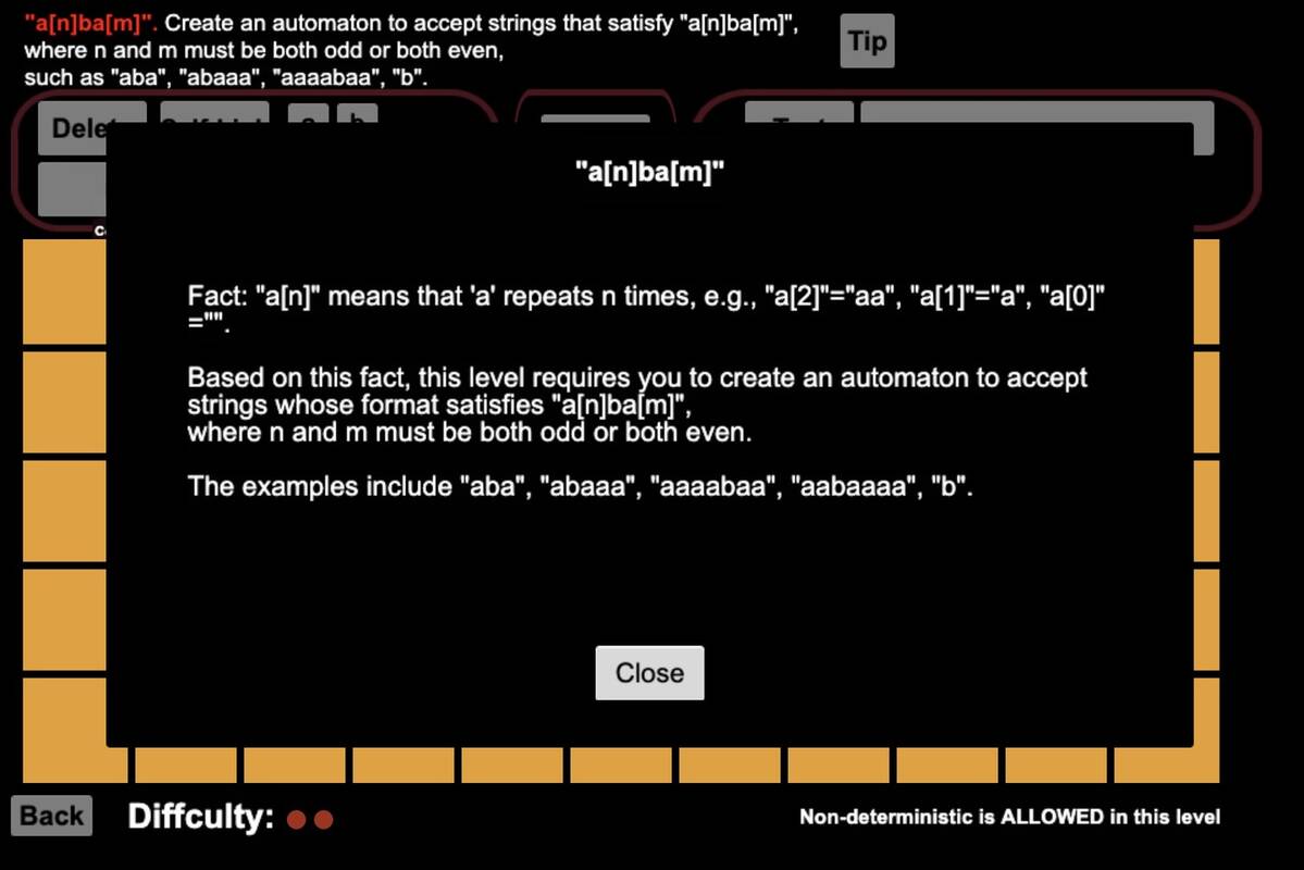 Скриншот 5 к игре Finite State Automaton Challenges 2