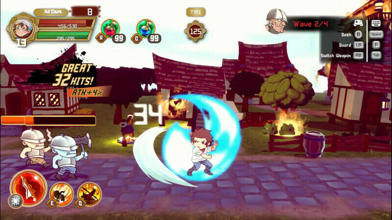 Скриншот 6 к игре Unrivaled Heroes: 2.5D Brawler