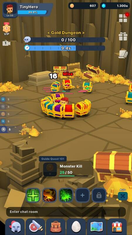 Скриншот 5 к игре Tiny Hero Idle