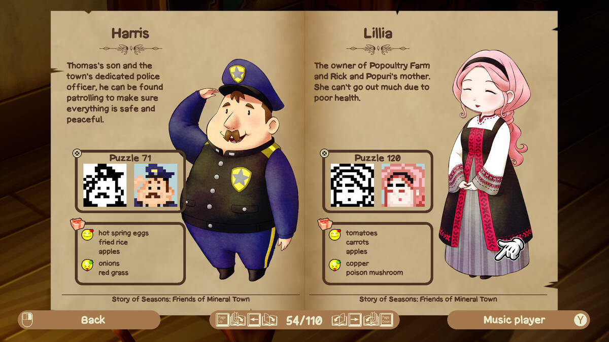 Скриншот 7 к игре Piczle Cross: Story of Seasons