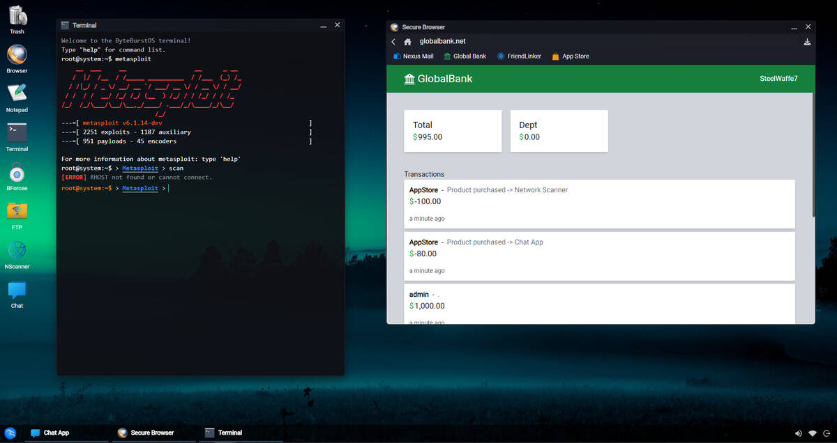 Скриншот 5 к игре ByteBurst: Hacking Simulator