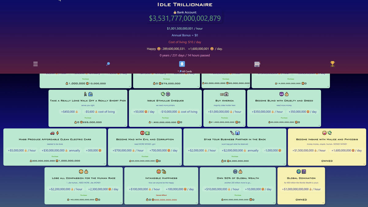 Скриншот 5 к игре Idle Trillionaire