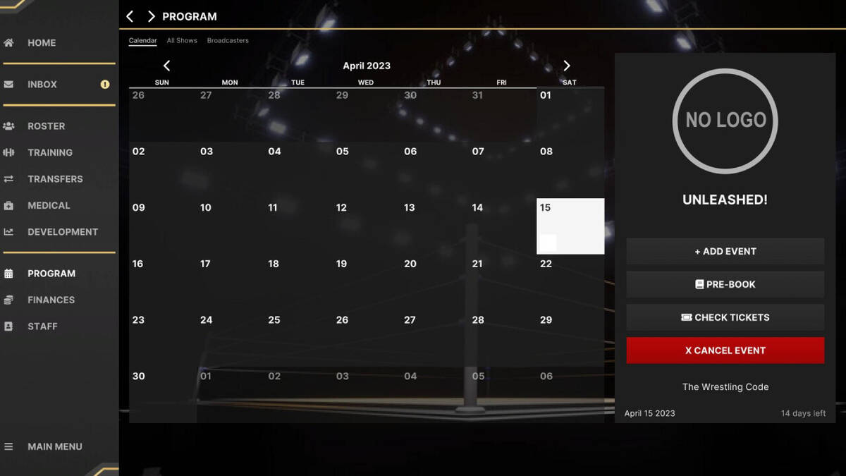 Скриншот 5 к игре Pro Wrestling Manager