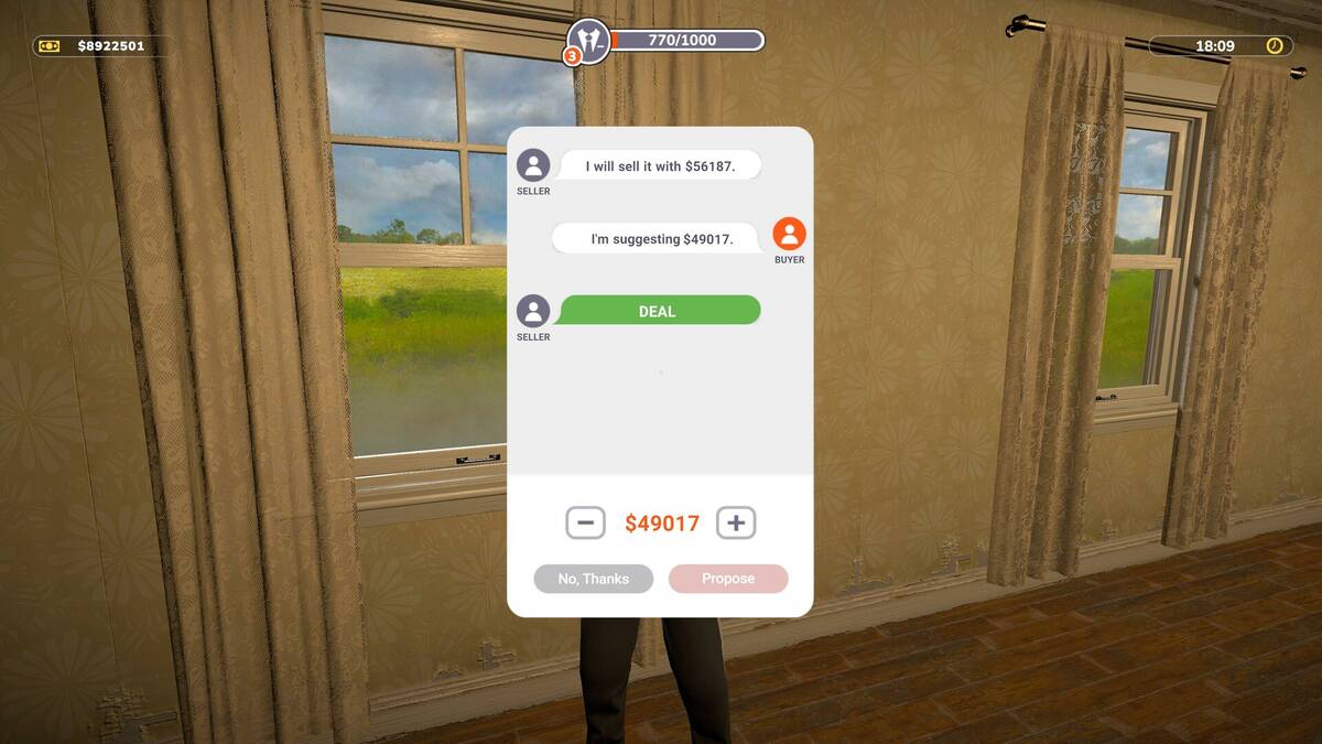 Скриншот 5 к игре REAL ESTATE Simulator - FROM BUM TO MILLIONAIRE