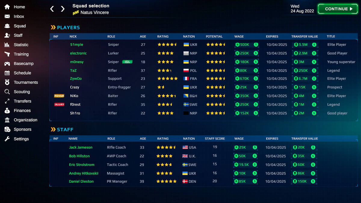 Esports Manager 2024: обзор, публикации, гайды и дата выхода симулятор  стратегия игры Esports Manager 2024