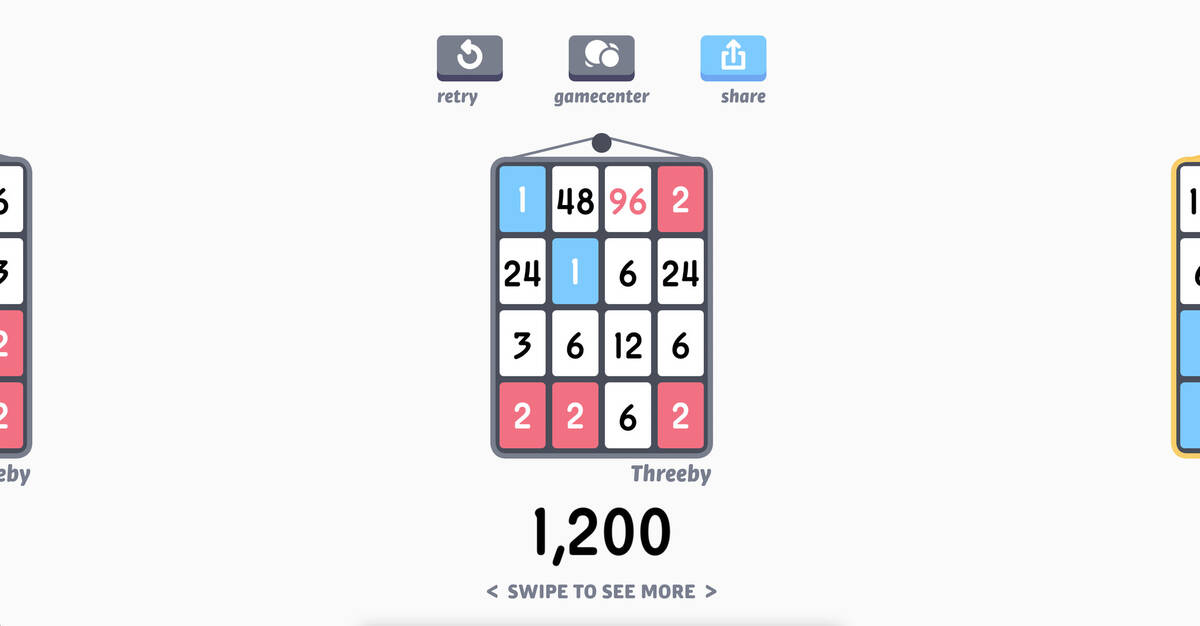 Скриншот 5 к игре Threes!