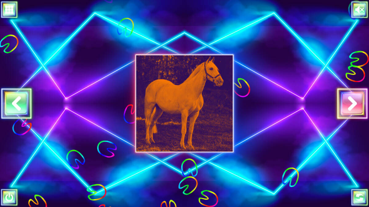 Скриншот 6 к игре Neon Fantasy: Horses