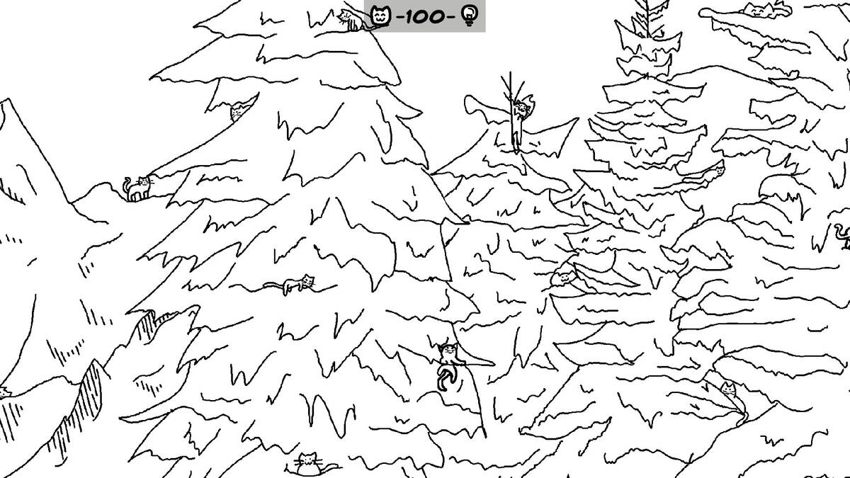 Скриншот 5 к игре Looking For Cats In a Badly Drawn Forest