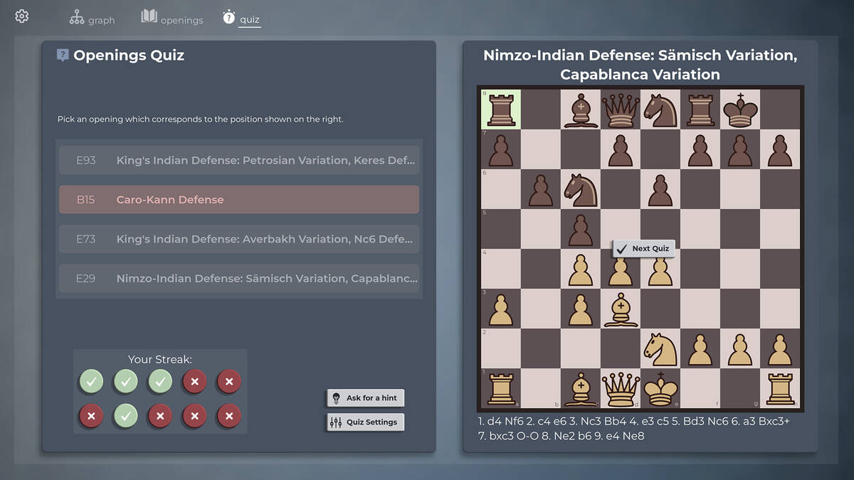 Скриншот 5 к игре Chess Opening Repertoire Builder