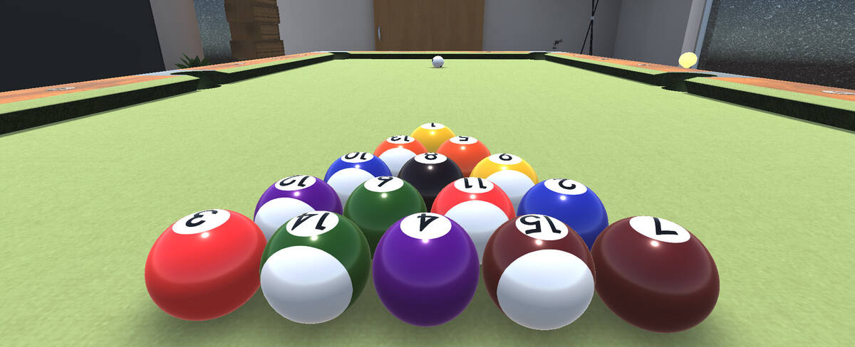 Скриншот 5 к игре Pocketing the ball-Billiards Simulator - 8 ball- 3D pool