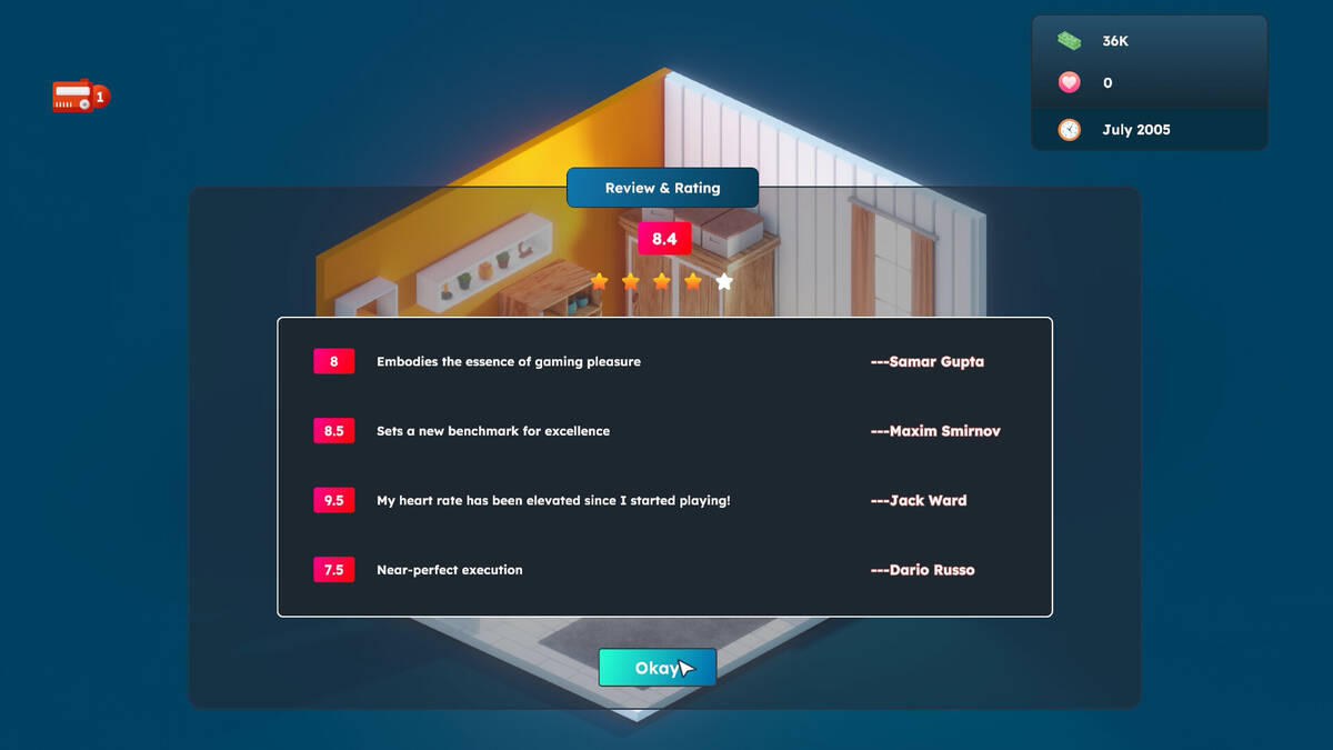 Скриншот 6 к игре Game Builder Tycoon