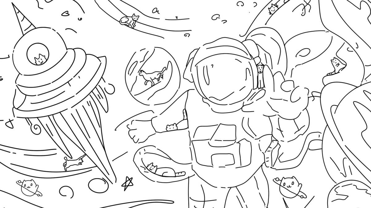 Скриншот 7 к игре 100 Space Cats