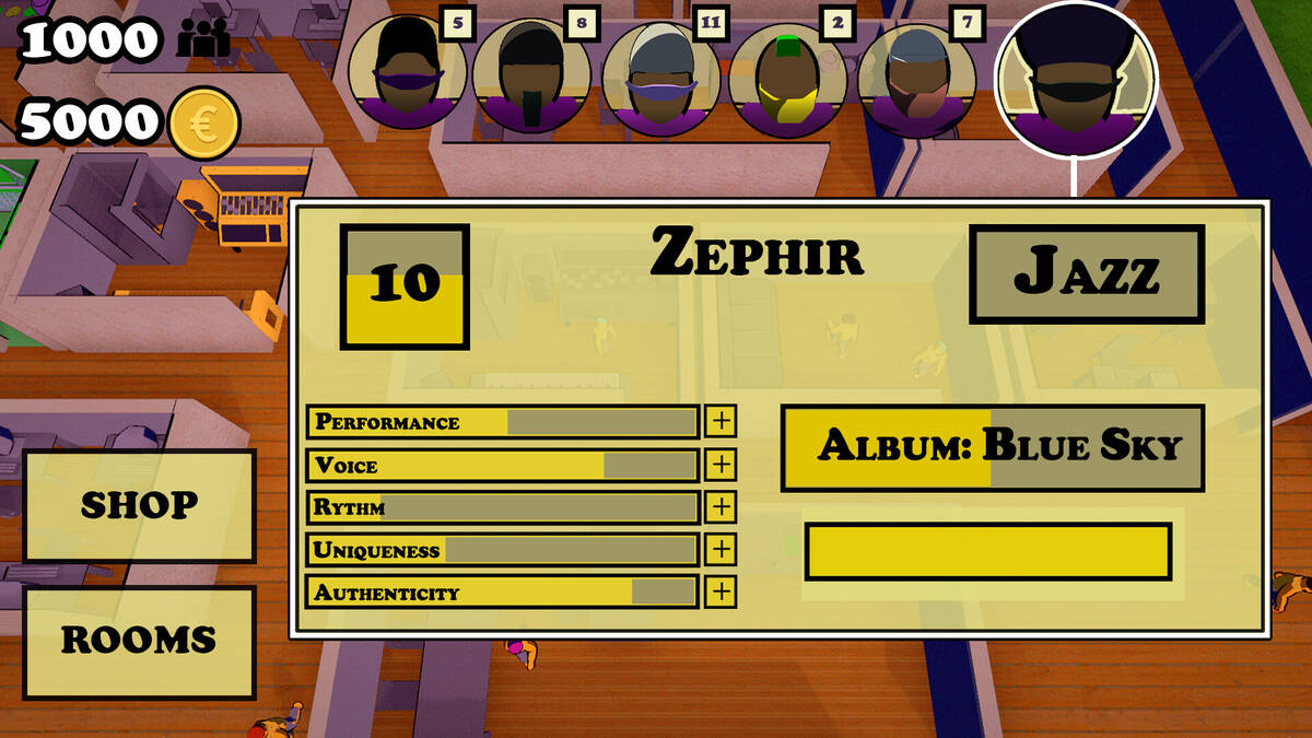 Скриншот 7 к игре Music Sim Empire