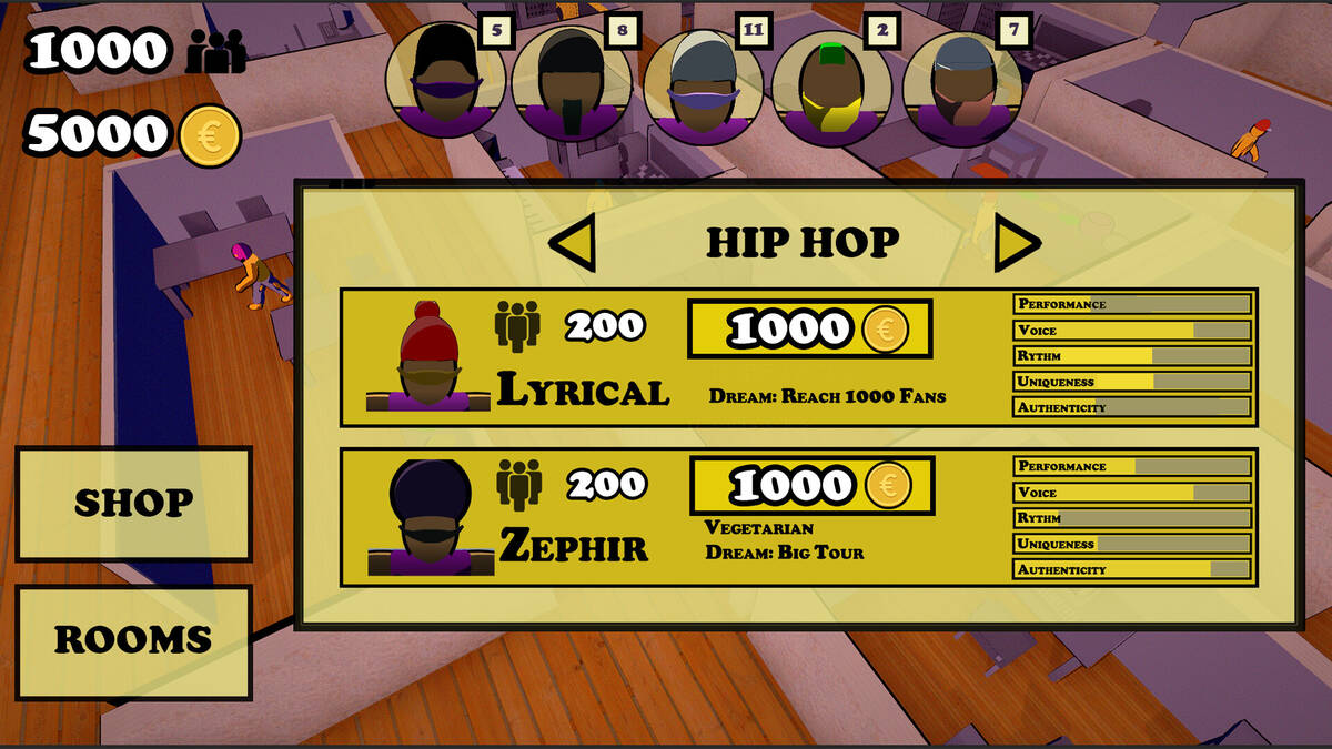 Скриншот 8 к игре Music Sim Empire