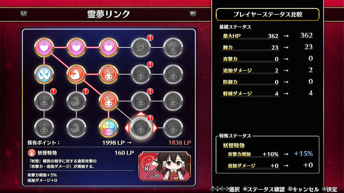 Скриншот 6 к игре Touhou Genso Wanderer -FORESIGHT-