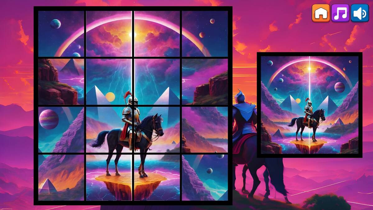 Скриншот 7 к игре OG Puzzlers: Synthwave Knights