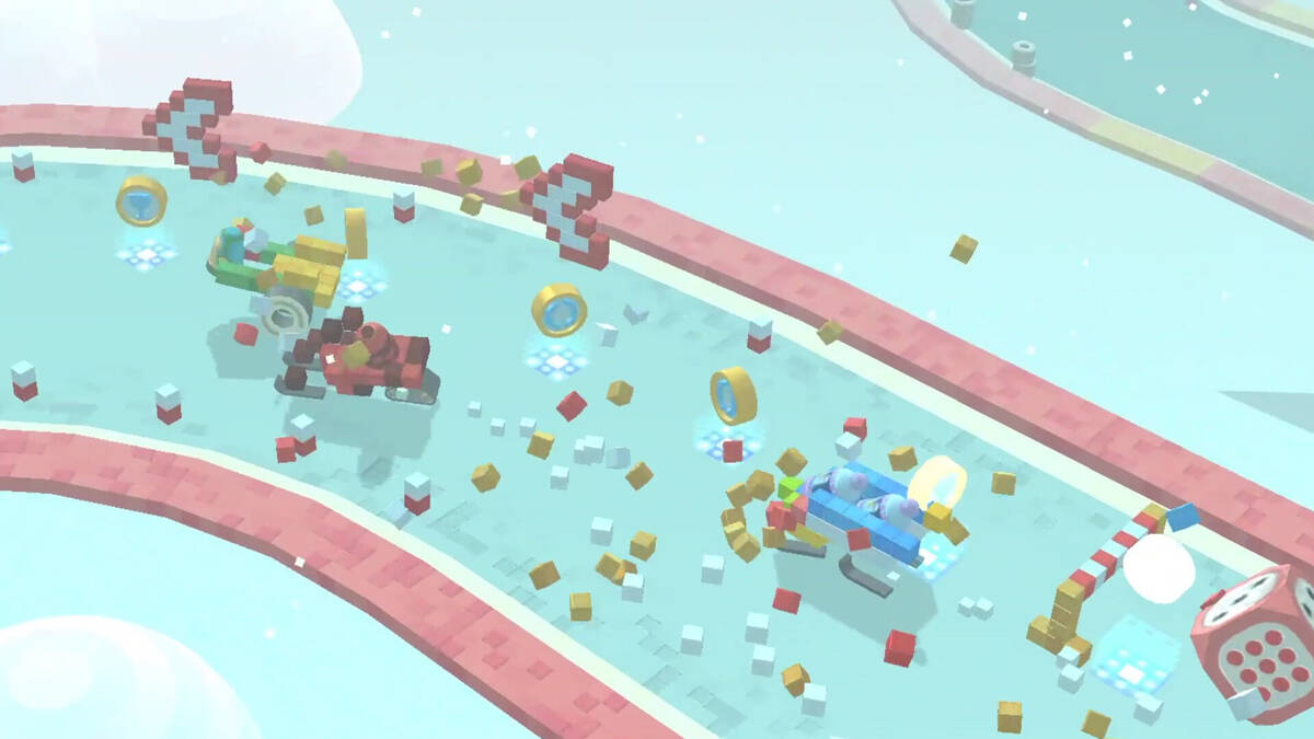 Скриншот 6 к игре Pixel Car Racing: Blocky Crash