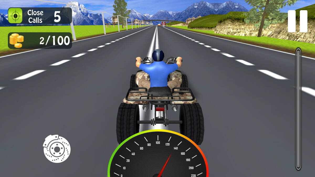 Скриншот 5 к игре Quad Bike Crazy Driver
