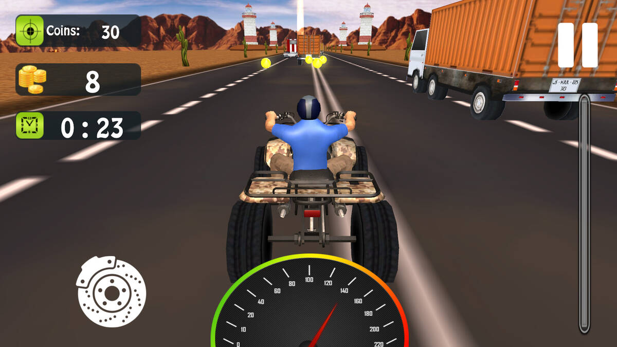 Скриншот 7 к игре Quad Bike Crazy Driver