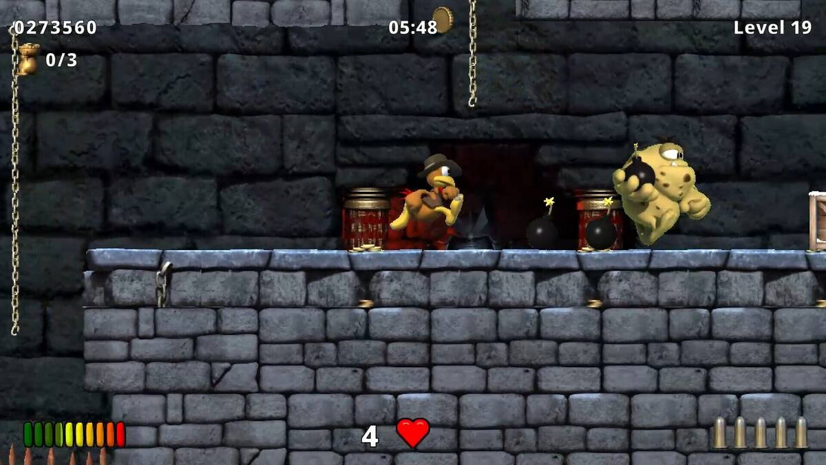 Скриншот 6 к игре Moorhuhn - Crazy Chicken 'Ловушки и Сокровища 2'