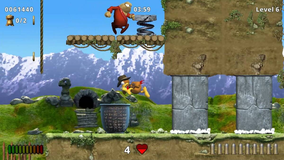 Скриншот 8 к игре Moorhuhn - Crazy Chicken 'Ловушки и Сокровища 2'