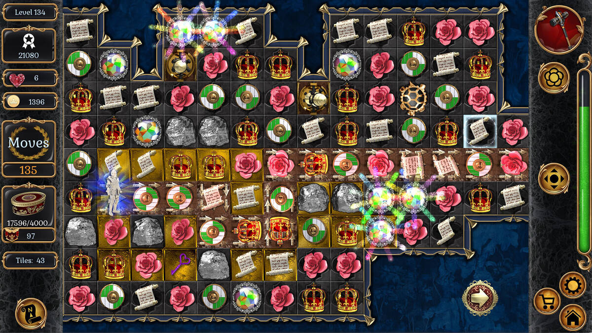 Скриншот 5 к игре Jewel Match Origins 3 - Camelot Castle Collector's Edition