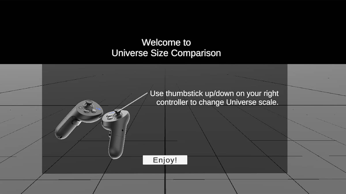 Скриншот 6 к игре Universe Size Comparison VR
