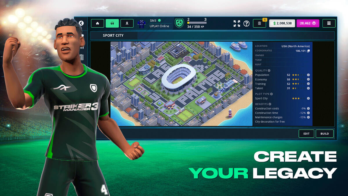 Скриншот 5 к игре Striker Manager 3 - Online Football Manager
